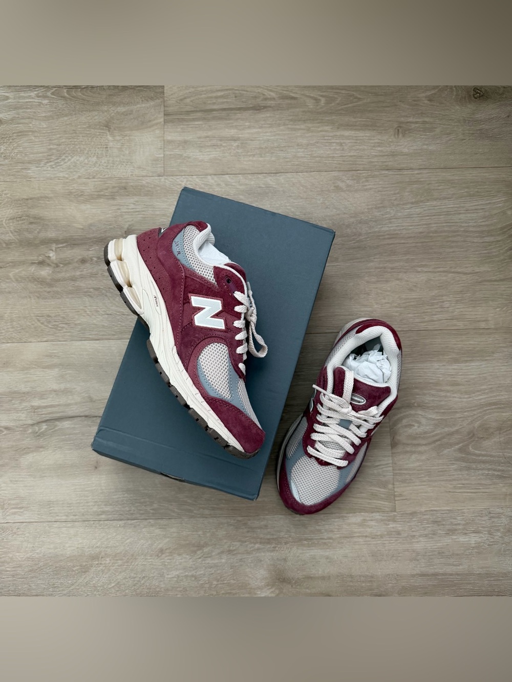 New Balance Women's 2002R Sneaker In Burgundy Size 6.5